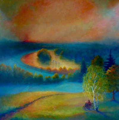 Petersham Green and Gold by Lee Campbell